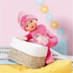 Baby Born - Sleepy - Soft doll with integrated rattle - Pink - 30cm - From 3 years old