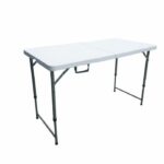 Folding table - 120 cm - 4 persons - Powder coated steel tubes, Ø 25 x 1 mm