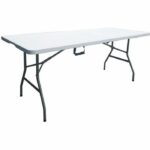 Folding table - 180 cm - 8 people - plastic