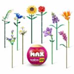 Construction set - ZURU - Long Flowers - 243 pieces max - 10 designs - Bouquet to assemble - Image 3