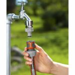 Quick Gardena watering fitting - adapted Ø19 mm hose - 1 click fixing - Power grip (18216-20) - Image 2