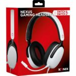 Gaming Headset - KONIX - Wired Over-Ear Nexus - Nintendo Switch 2 - 40mm Speakers - Microphone - 3.5mm Jack - White - Image 6
