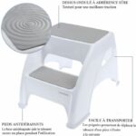 Step Stool - DREAMBABY - Toddler & Me 2 Up - Non-Slip and Textured - Up to 145kg for Toddlers and Adults - Grey - Image 2