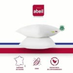 ABEIL Set of 2 Organic Comfort Pillows - 60 x 60 cm - White