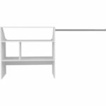 ARTIC EKIPA attic dressing kit - White melamine decor - 1 wardrobe - L197 x D50 x H94 cm - Image 4