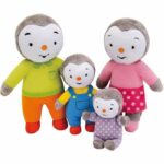 Family box 4 plush - T'choupi - Jemini - +/- 19 cm - Image 2