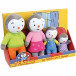 Family box 4 plush - T'choupi - Jemini - +/- 19 cm - Image 4