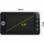 YALE Digital Peephole Photo / Video Recorder - 4.3 LCD Screen - For Door - Thickness 38-110 mm - Image 3