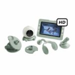 YOO Go+ Babyphone Camera - Large 5 720P HD Screen - Rechargeable Battery, 8h Battery Life - 4 Camera Support Accessories Included