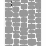 Sun lounger cushion - PRIVATE GARDEN - FUTURISTIC FLAKES - Putty - Image 3