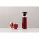 Glass Infuser Pitcher - BODUM - Biasca - Copper Lid with Filter - 1.2 L - Transparent - Image 3