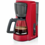 Filter Coffee Maker - BOSCH - TKA2M114 MyMoment - Red - Capacity 1.25L - Glass Jug - Anti-Drip System