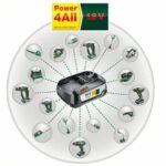Bosch wireless wire wireless pitch - Universalchainpole 18 (delivered with 1 battery 18V -2.5ah, cut: 15cm) - Image 6
