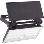 Outdoor wall light - BRILLIANT - LUTON - LED and solar - Motion detector - Plastic and metal - 4 W - Black - Image 2