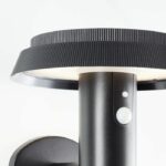Outdoor wall light - BRILLIANT - ALVERO - LED and solar - Motion detector - Metal and plastic - 4 W - Black - Image 3