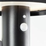 Outdoor wall light - BRILLIANT - ALVERO - LED and solar - Motion detector - Metal and plastic - 4 W - Black - Image 6