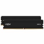 RAM memory - CRUCIAL - Pro DDR5 32GB Kit (2x16GB) - 6000MHz - Intel XMP 3.0 - 32GB DDR5 - CP2K16G60C48U5