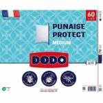 DODO medium pillow 60x60 cm - Anti-bug, anti-mite protection - 550 gr - White - Made in France - Image 5