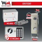 ELEM TECHNIC Electronic safety safe 2.9 L 17x23x17 cm – Bild 4
