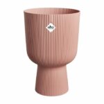 Flower pot - Elho - Vibes Fold Coupe - Pink - L 30 x W 29.5 x H 45 cm - Indoor - 100% recycled - Image 2
