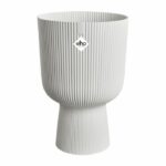 Flower pot - Elho - Vibes Fold Coupe - White - L 30 x W 29.5 x H 45 cm - Indoor - 100% recycled - Image 2