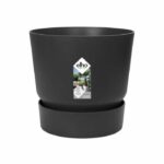 ELHO Greenville 30 round flowerpot – Outdoor – Ø 29.5 x H 27.8 cm – Black living