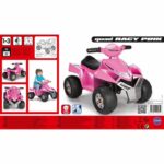 FEBER - Quad Racy Pink - Electric Vehicle for 6 Volts Child - Image 4