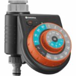 Gardena Easy Plus watering programmer-rotary button-9V battery not supplied-Max 12 bar pressure-Water resistant-(1888-20)