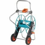 Gardena Metal Dévidoir On wheels 100-High stability-Max 100m length-adapted Large garden-5 years warranty (2674-20)