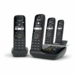 GIGASET Landline Phone AS690 A Quattro Black