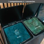 Kitchen pedal bin - MAJOR - KITCHEN MOVE - 60L (2x30L) - Stainless steel - Matt grey - Image 2