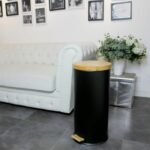KITCHEN MOVE Pedal Kitchen Waste Bin Forest - 30L - Matte Black - Image 2