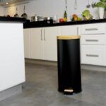 KITCHEN MOVE Pedal Kitchen Waste Bin Forest - 30L - Matte Black - Image 4