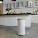 KITCHEN MOVE Forest pedal kitchen waste bin - 30L - Matt white - Image 4