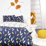 Bed set - TODAY SUNSHINE - 240x220 cm - 2 people - Floral print cotton