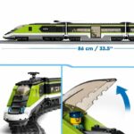 LEGO 60337 City Express Passenger Train, Remote Control Locomotive Toy with Headlights, Tracks, Food Car, Ages 7 and up - Image 3