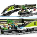 LEGO 60337 City Express Passenger Train, Remote Control Locomotive Toy with Headlights, Tracks, Food Car, Ages 7 and up - Image 4
