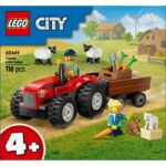 LEGO City 60461 Red Farm Tractor with Trailer and Sheep - Game for Children 4 Years Old - Image 6