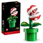 LEGO Super Mario 71426 Piranha Plant, Articulated Figure with Tube and 2 Pieces, Model for Adults, Gift Idea