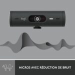 Logitech - Brio 500 HD webcam with Auto Expo - Graphite - Image 4