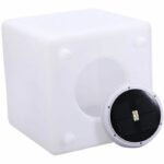 Luminous solar cube - LUMISKY - CASY - H30 cm - Coffee table stool - White and multi-color LED - Image 2