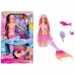 Barbie-Mermaid “Malibu”-Doll with color change HRP97