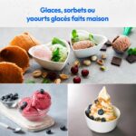 MEDION Ice cream machine with compressor (suitable for preparing ice cream, frozen yoghurt & sorbets, 1 litre, 100 - Image 4
