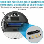 MEDION X50 SW - Robot Vacuum Cleaner with Drain Station - Laser Navigation - Power 8000 Pa - NO GO & GO Zones - Image 4