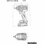 Cordless impact driver - METABO - SSW 18 LT 300 BL - 18 V - MetaBOX 145 - Image 5