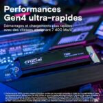 CRUCIAL - CT1000T500SSD5 - Internal SSD - 1TB - M.2 - HEATSINK - Image 5