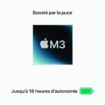 Apple - 15 MacBook Air M3 (2024) - 8GB RAM - 512GB Storage - Midnight - AZERTY - Image 3