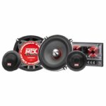 MTX TX650S Speakers Kit 13cm 2-way 80W RMS 4O aluminum chassis neodymium tweeter silk dome coil TSV TIL