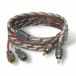RCA Cable 1 meter – MTX AUDIO – ZNX1.2 – ZeroNoise Stereo 100% – HyperTwist UltraFlex Copper balanced anti-interference