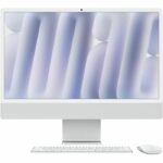 Apple iMac 24 4.5K Retina Display 256GB SSD 16GB RAM M4 Chip 8-Core CPU 8-Core GPU Pink (2024)